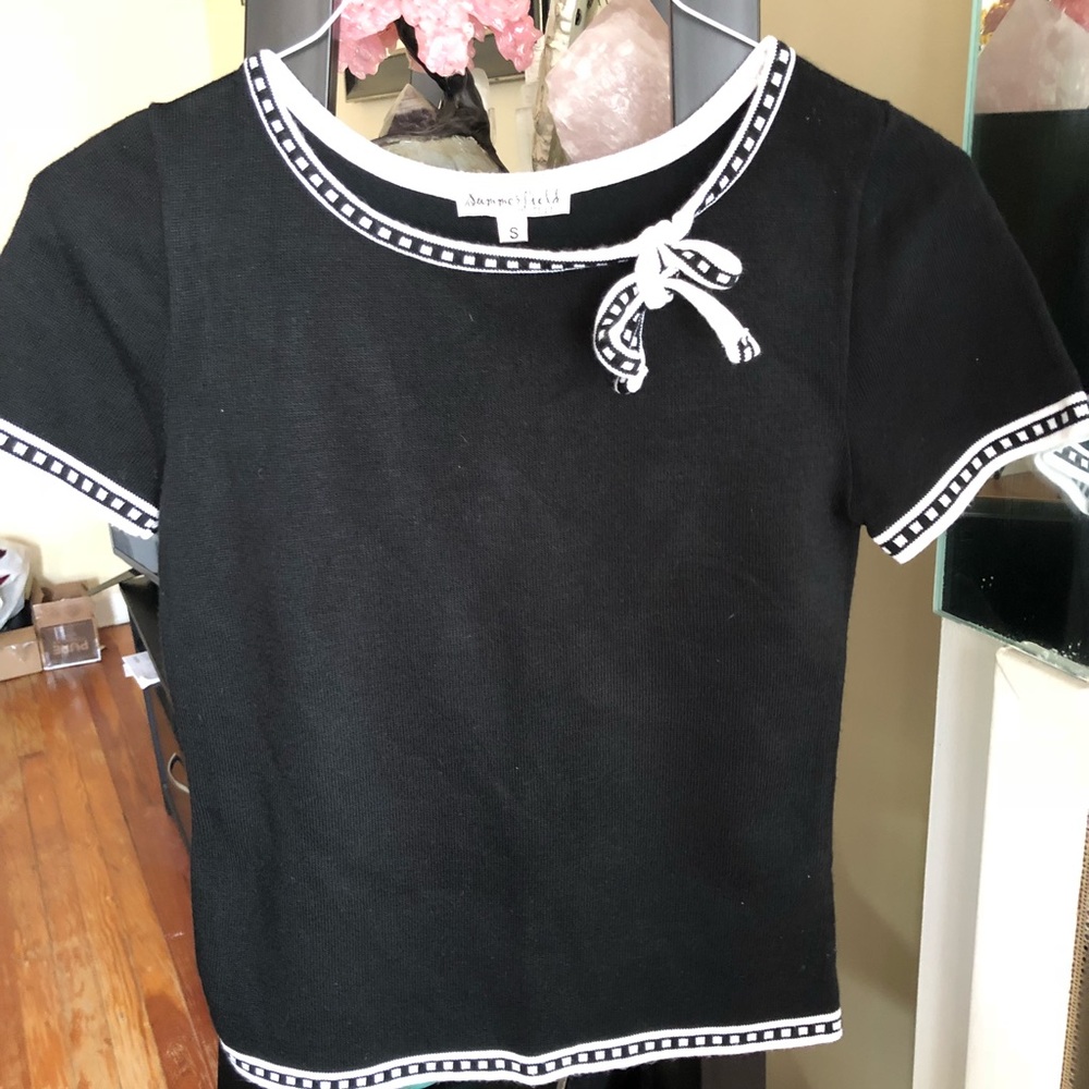 Black and White top/ Buy 2 tops for 10.00